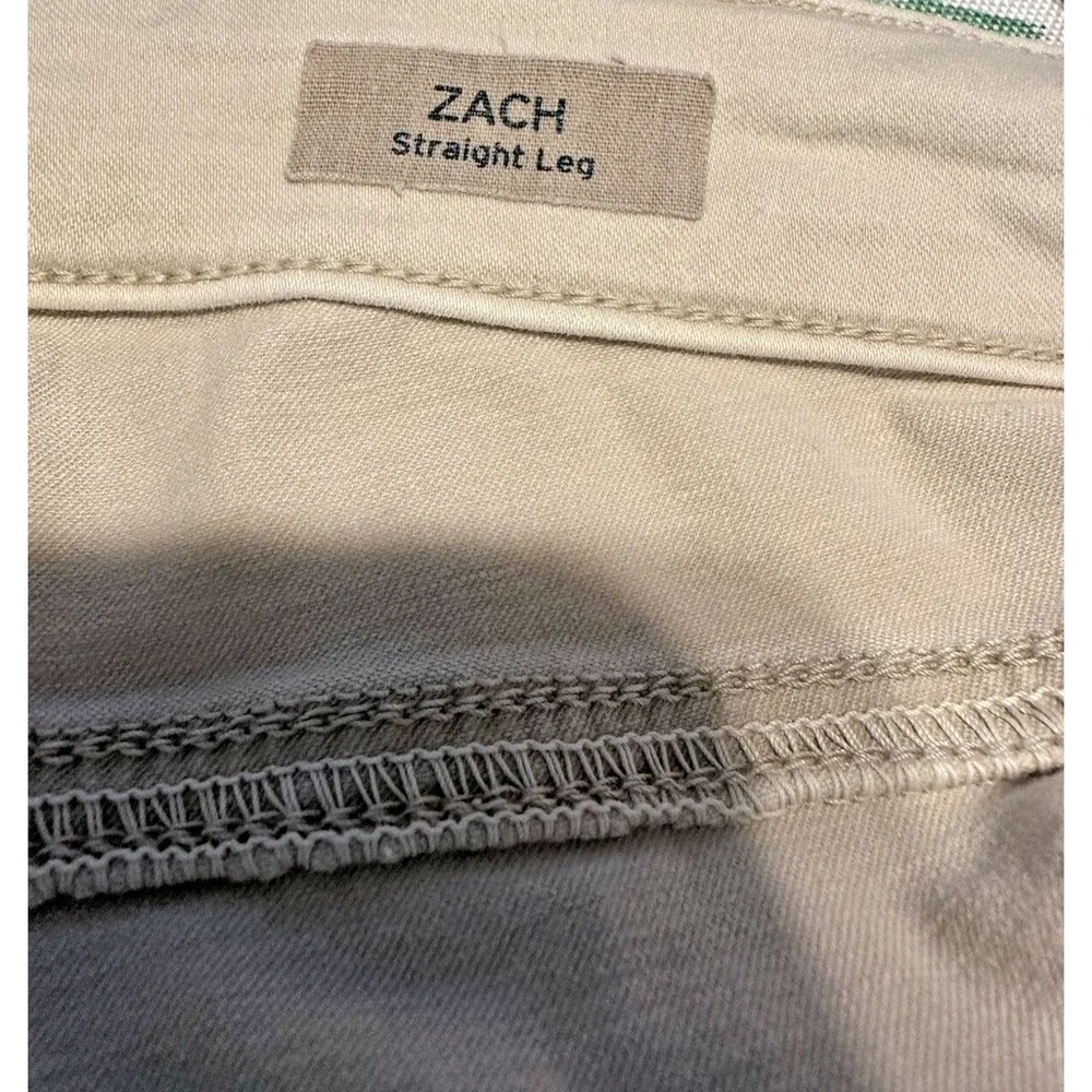 Mavi Jeans Pants Mens 38x32 Beige Chino Zach Straight Leg Stretch Casual Work